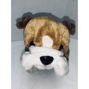 Ganz Webkinz Bulldog (HM126) Plush Stuffed Toy Animal Dog Brown White Puppy 8.5"